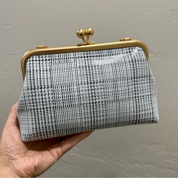 Handmade Genuine Leather Kisslock Clutch/Wristlet/Shoulder Bag & 2 Chain Styles - Picture 5 of 16